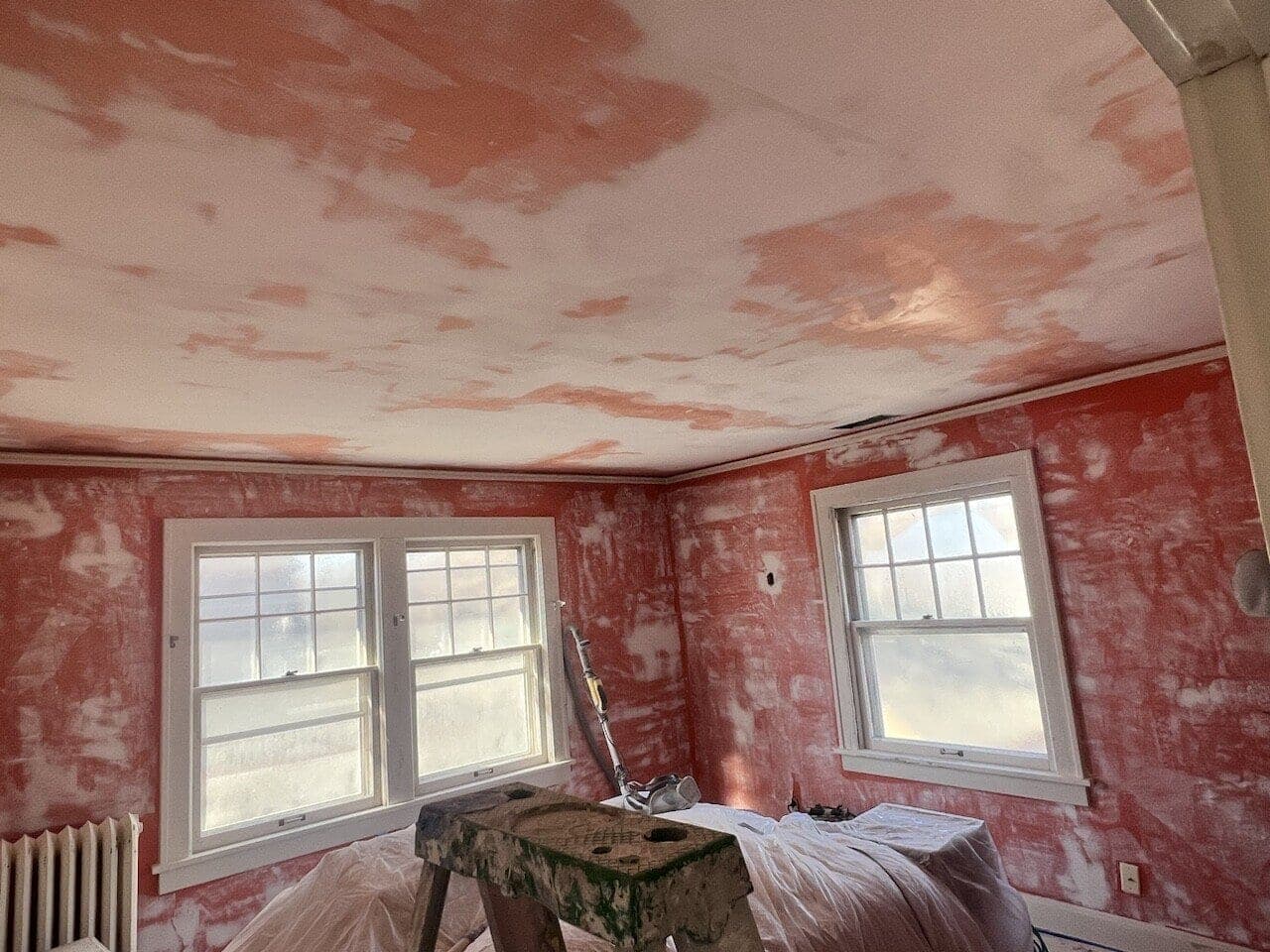 Bedroom before painting